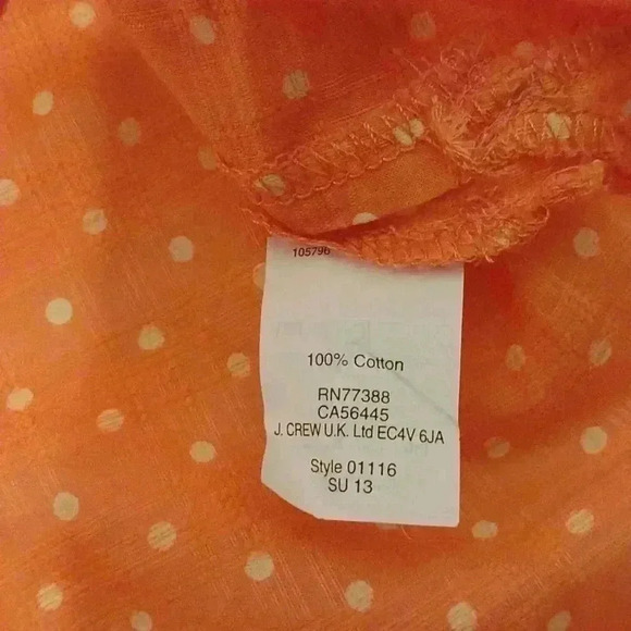 Madewell 100% Cotton Polka Dot Button Down Women's Sleeveless Size S NWOT - Picture 4 of 5